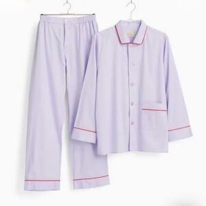 HAY Outline pyjama shirt and trousers, Lavender, sz M/L
